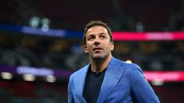 Juventus-Verona: Del Piero e i figli sugli spalti