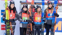 Biathlon, Italia terza nella staffetta femminile di Hochfilzen