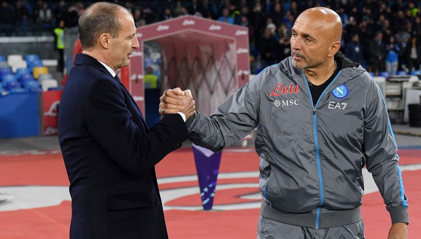 Juve umiliata, Allegri non cerca scuse: il siparietto con Spalletti