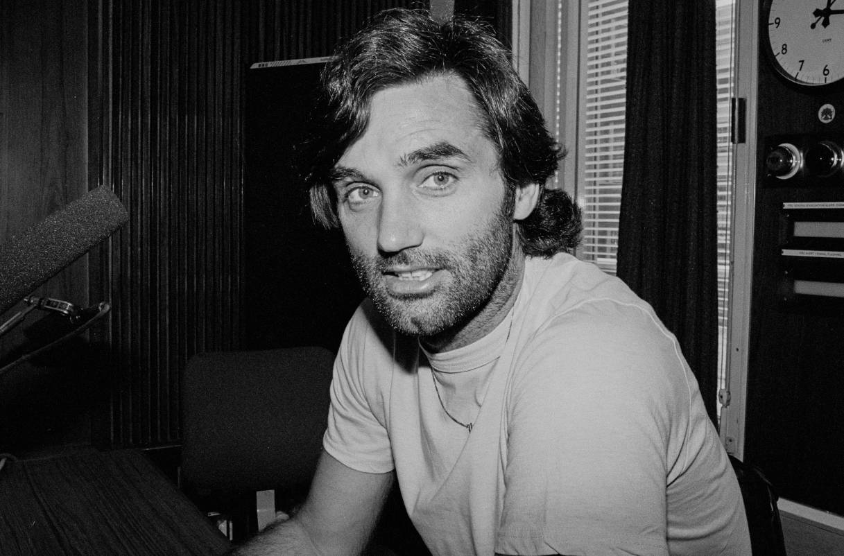 George Best in uno studio di registrazione