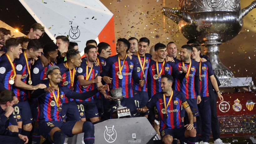 Supercoppa Spagna, il Barcellona stritola il Real: 1° titolo per Xavi