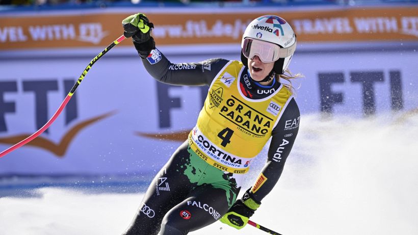 SuperG Cortina: Marta Bassino terza: Sofia Goggia rinuncia all’alba