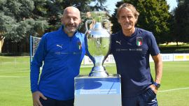 Vialli, l'affetto fraterno di Mancini alla FIGC: 'Un amico è per sempre'
