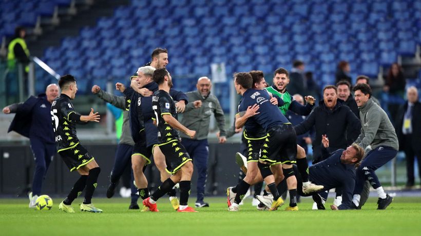 Serie A, Lazio beffata nel finale: l'Empoli pareggia 2-2