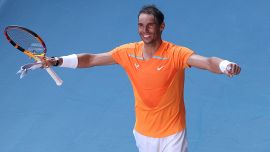 Tennis, le prime immagini di Nadal al lavoro con Fils nell'academy in Kuwait