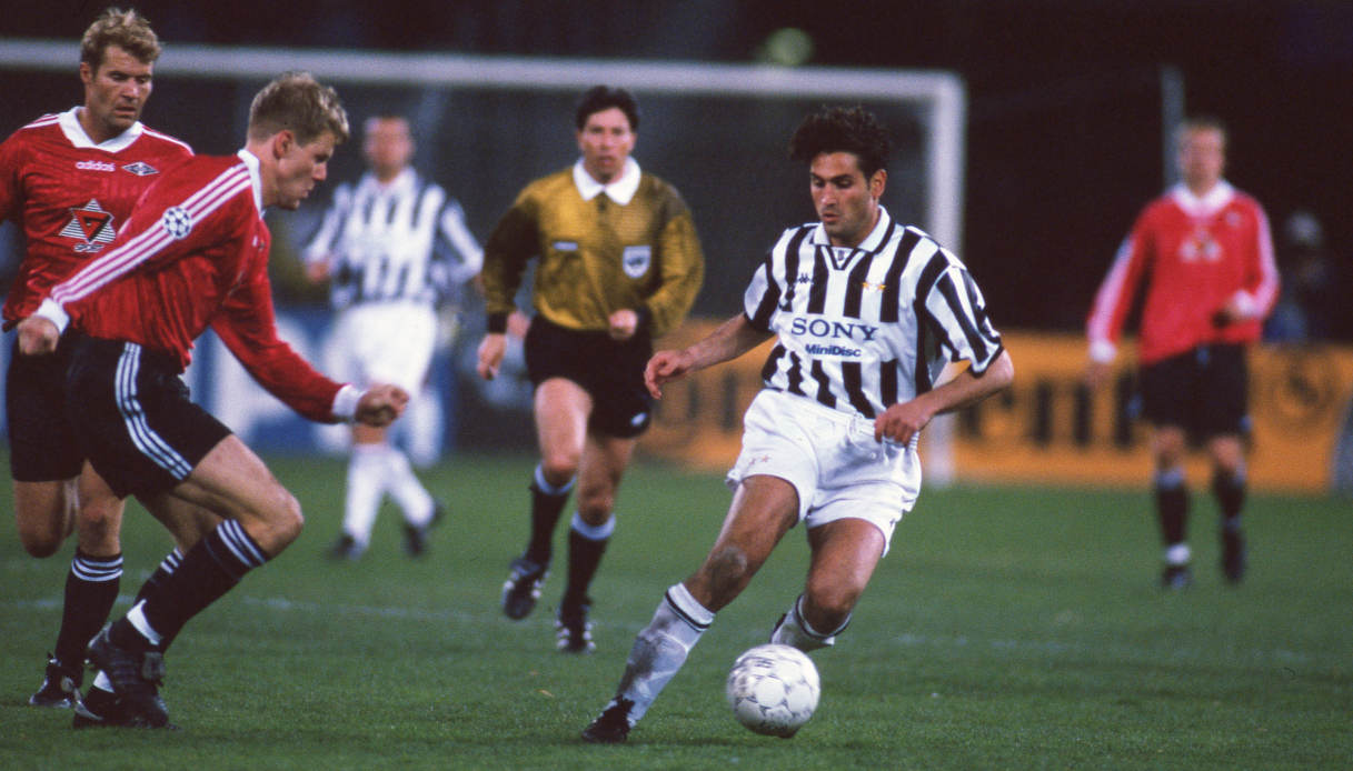 Nicola Amoruso durante Juventus -Rosemborg