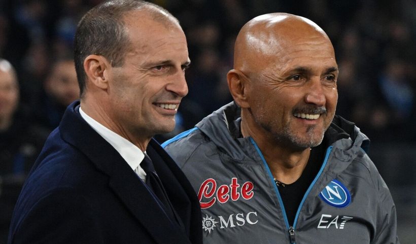 Napoli-Juve, rincorsa Spalletti ad Allegri diventa virale: scoppia la bufera