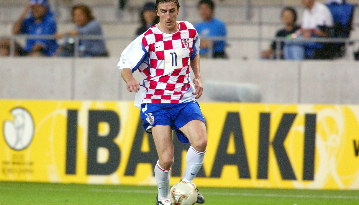Alen Boksic con la maglia della Croazia