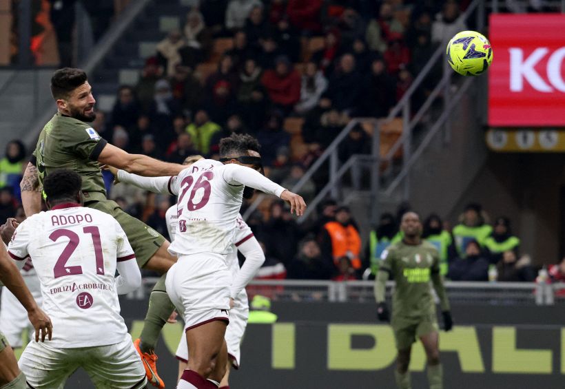Milan-Torino 1-0, le pagelle: Giroud e Theo scatenati, Tonali e Diaz non incidono