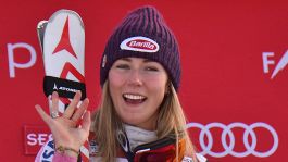 Sci, gigante di Are: Shiffrin domina la prima manche