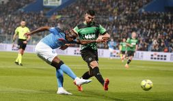 Sassuolo-Napoli, la moviola: Focus sui due gol annullati e su rete Osimhen