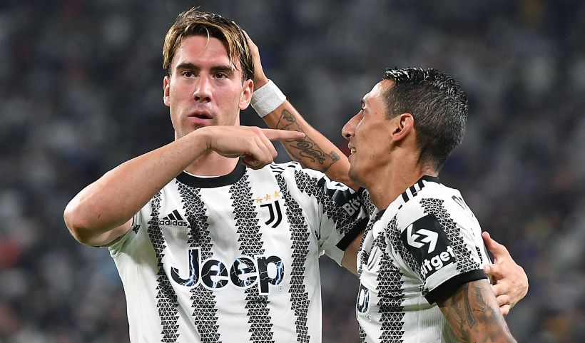 Juventus, Vlahovic fuori dal tunnel: il retroscena sul gesto di Allegri e Di Maria