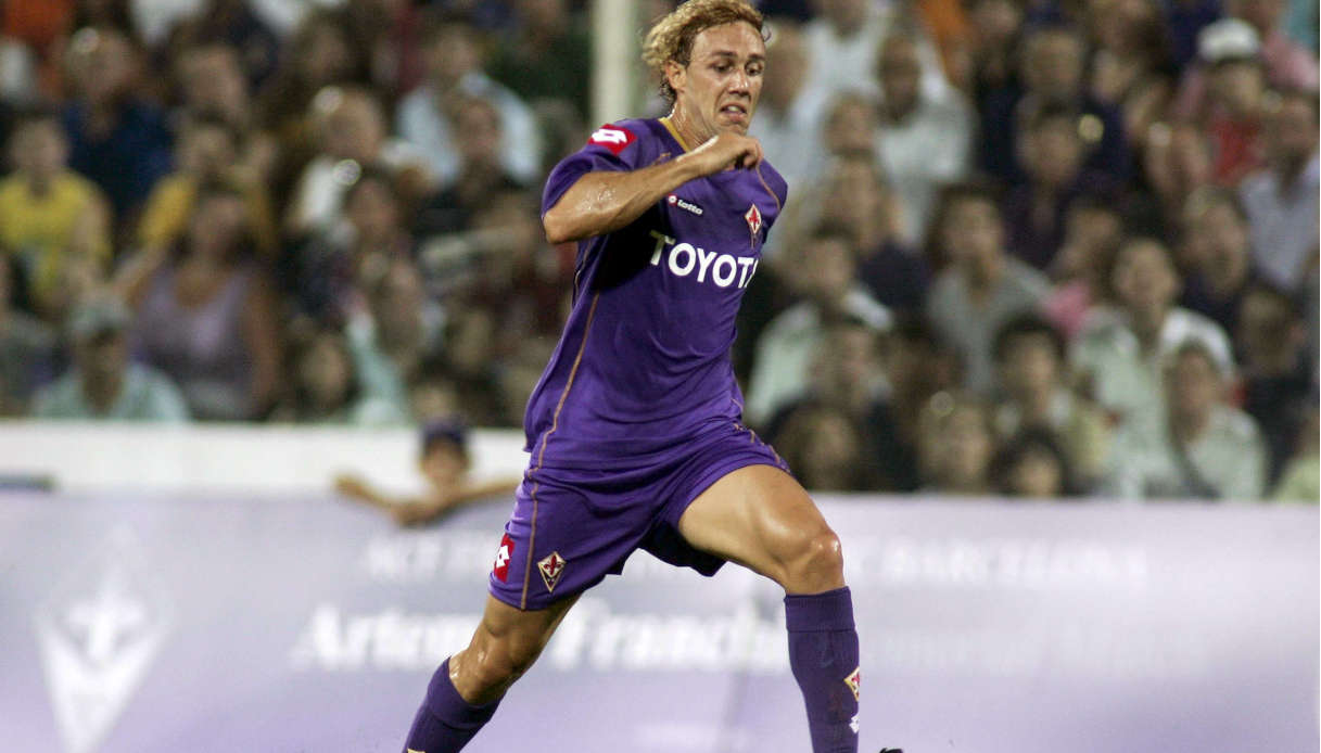 Marco Donadel con la maglia della Fiorentina