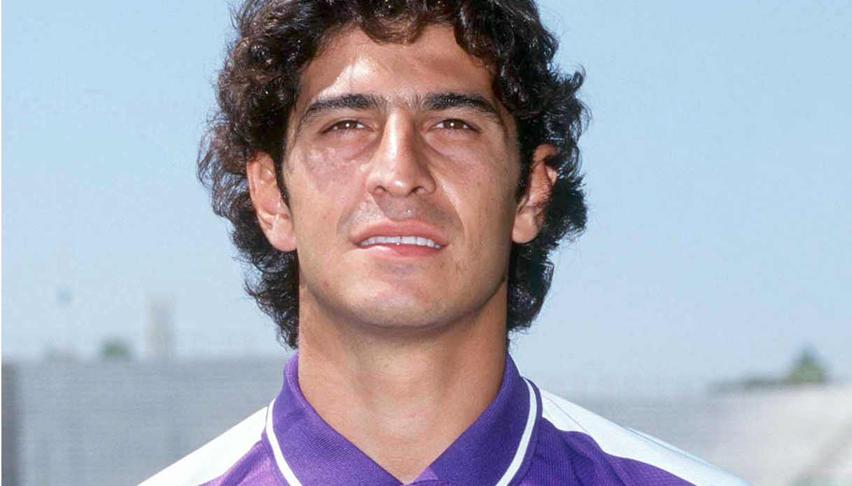 Pasquale Padalino con la maglia della Fiorentina