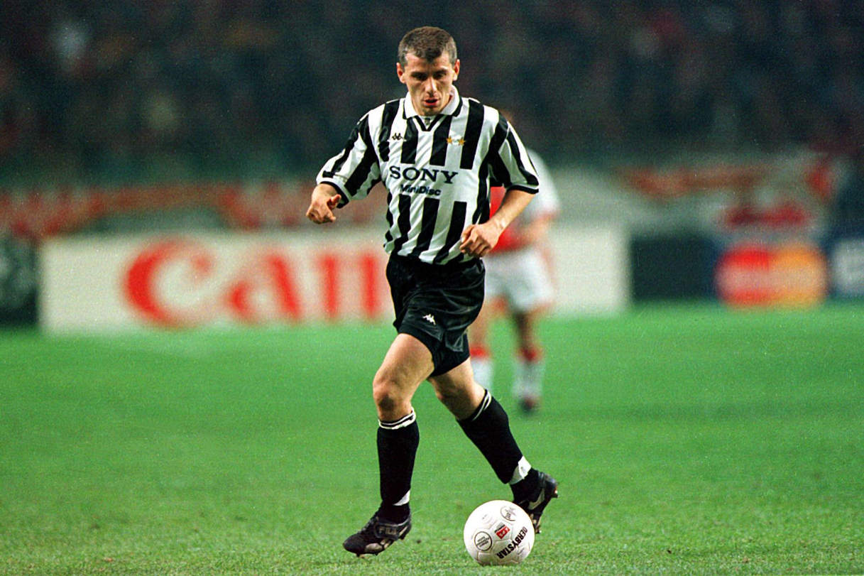 Vladimir Jugovic con la maglia della Juventus