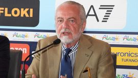 Napoli, De Laurentiis: 'Rifiutati 2.5 miliardi da un fondo arabo'