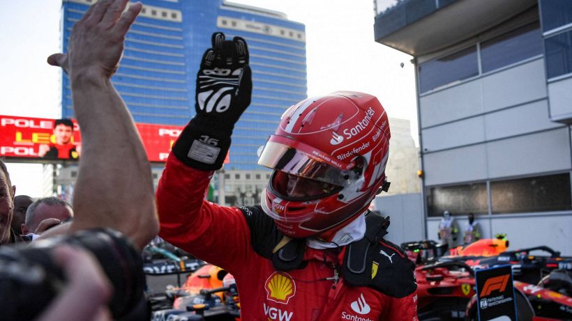 F1, il graffio di Leclerc nella qualifica di Baku