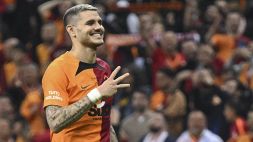 Goleada Galatasaray: tripletta Icardi, in gol anche Zaniolo