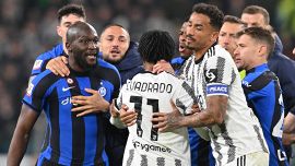 Polveriera Inter, dopo Lukaku anche contro Cuadrado striscione rovente dalla curva