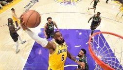 NBA: LeBron James trascina i Lakers ai playoff, passa anche Atlanta