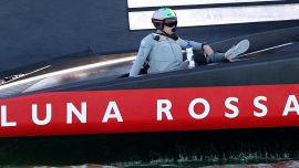 Luna Rossa, Il prototipo AC40 è arrivato a Cagliari