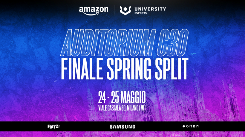 Amazon University Esports: le finali sbarcano in LAN a Milano