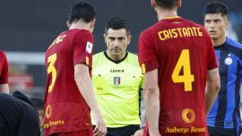 Arbitri 38a giornata: la Roma ritrova l’incubo Maresca, ancora fermi Marinelli e Pairetto