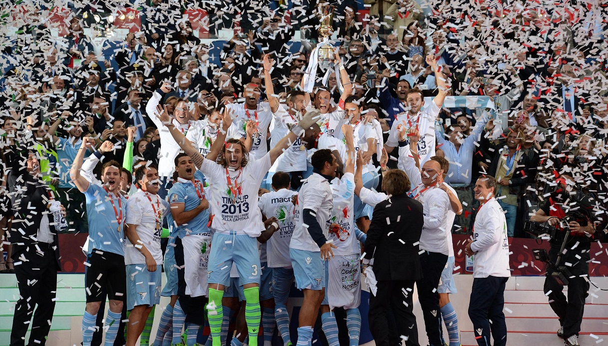 La Lazio festeggia il decennale della Coppa Italia 2013: parata di leggende all'Olimpico