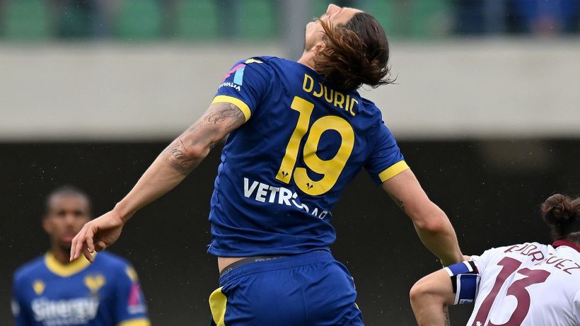 Serie A, l’attaccante dell’Hellas Verona Djuric: “Siamo stati bravi a riprenderci”