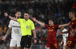 Moviola Roma-Bayer Leverkusen: Oliver non ha più il rigore facile come in Real-Juve, focus su due casi