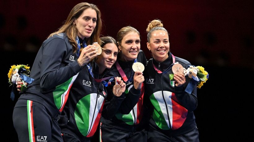 Il fioretto femminile azzurro è campione d’Europa