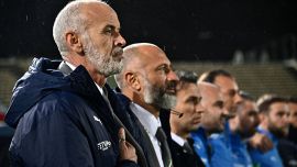 Europei U21, i giocatori della Nazionale italiana U21 guidata dal ct Nicolato