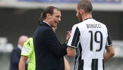 Juventus: rottura finale tra Bonucci e Allegri, si scatena la bufera sul web