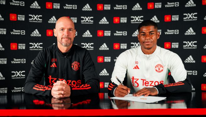 Marcus Rashford Signs a New contract at Manchester United