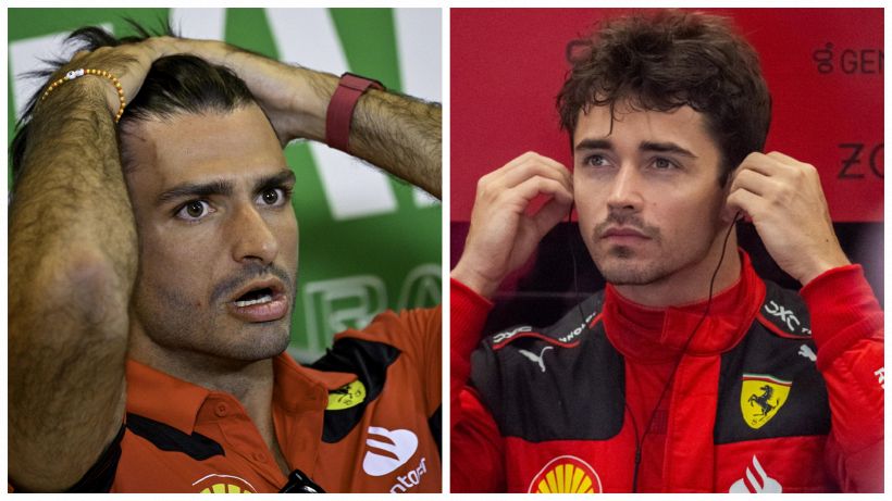 F1, Ferrari: Sainz al posto di Leclerc, il 2024 della rossa inizia subito con una gaffe social imperdonabile, anzi due