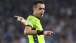 Juve-Bologna, fermato Di Bello: scelti gli arbitri di Roma-Milan, Napoli-Lazio e Inter-Fiorentina