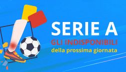 Infortunati, squalificati e diffidati: 5ª giornata di Serie A