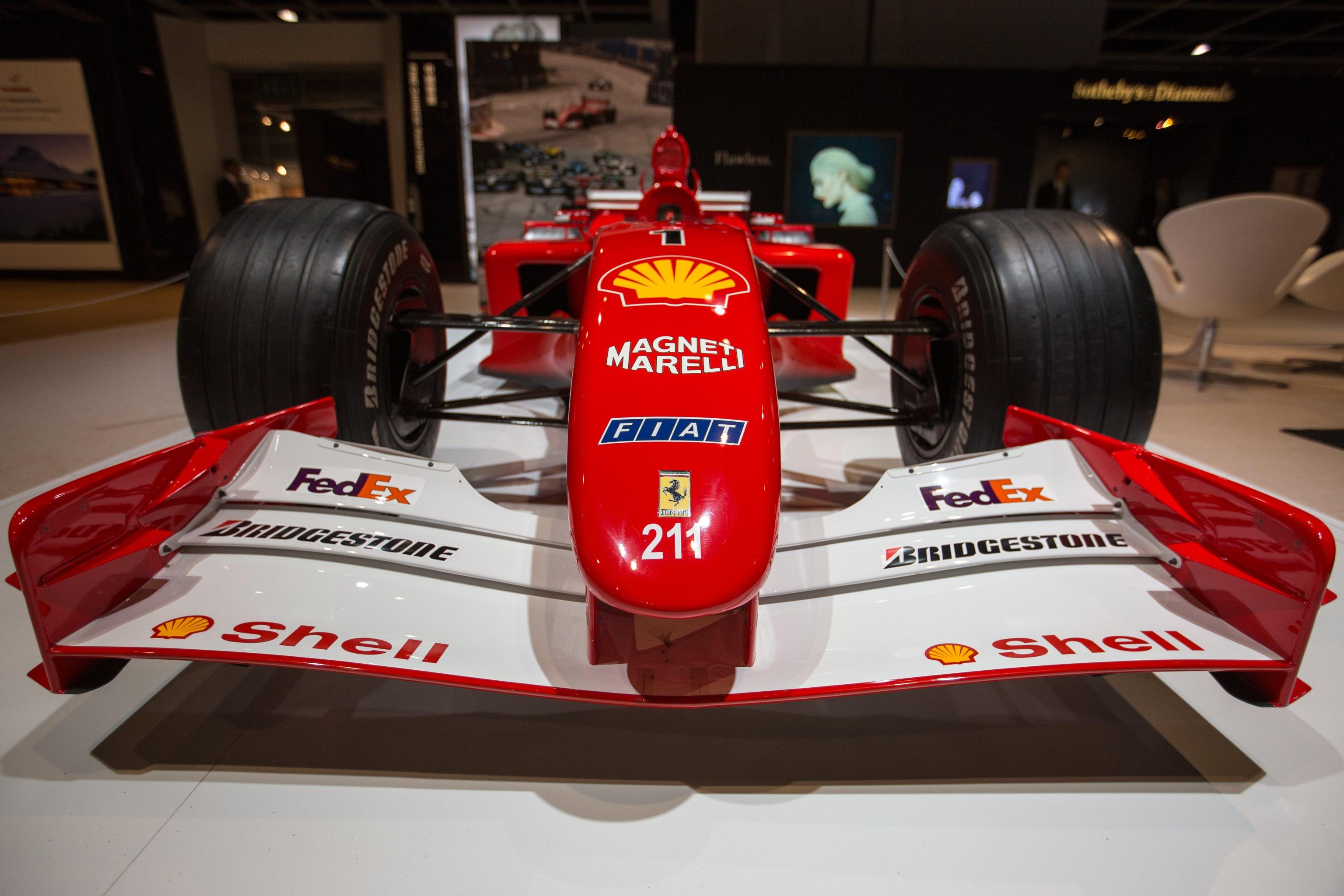 F1: Sotheby’s mette all’asta la Ferrari F2001B di Michael Schumacher