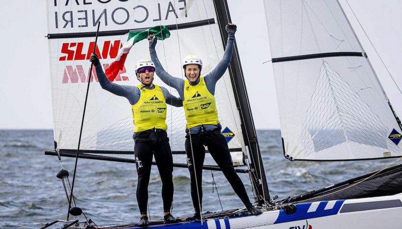 Vela, Tita e Banti sono imbattibili: terzo mondiale di fila nel Nacra 17