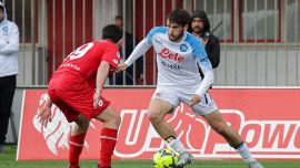 Frosinone-Napoli, Kvaratskhelia fuori per affaticamento: Rudi Garcia si affida a Raspadori
