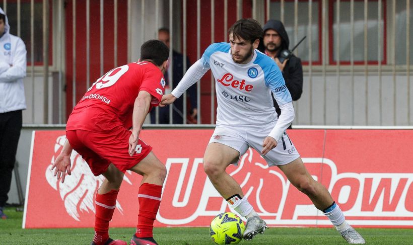 Frosinone-Napoli, Kvaratskhelia fuori per affaticamento: Rudi Garcia si affida a Raspadori