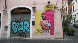 A Roma è Lukaku-mania, primo murales in città di Big Rom