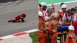 MotoGP: Bagnaia sta bene ma che spavento, rivedi le sequenze del terribile incidente di Pecco