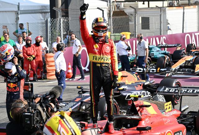 Ferrari F1 Gp Monza pole: Sainz and Leclerc, Red Tide trusts the dream to two Carlettis