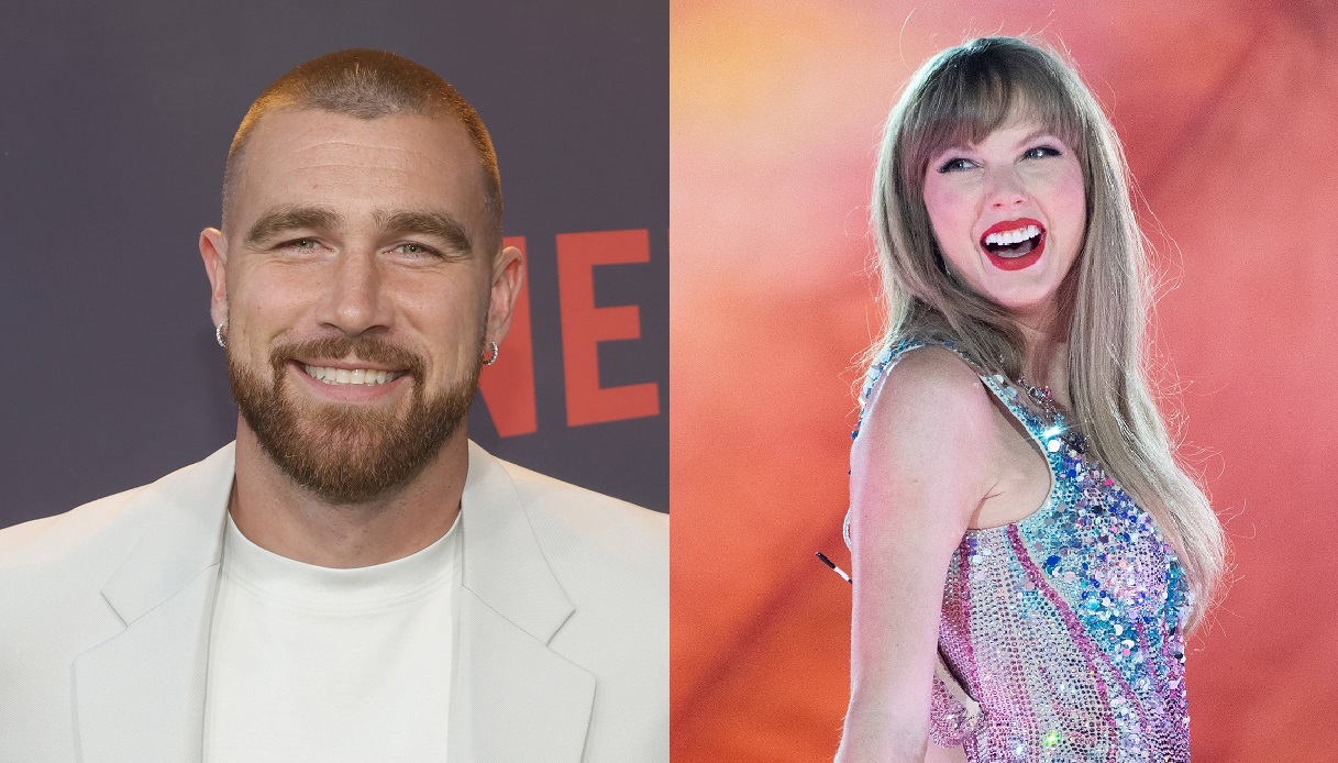 NFL flirting between Travis Kelce and Taylor Swift.  Rumors about a possible new couple