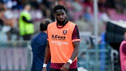 Salernitana, strappo Dia. Il ds De Sanctis tuona: "Non convocato per Lecce per i suoi comportamenti"