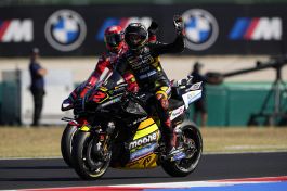 MotoGP, GP Misano, Bezzecchi ammette: "Non pensavo di soffrire così, stringo i denti"