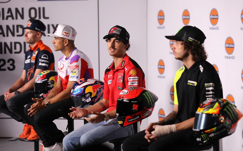 MotoGP, GP India, Bezzecchi dopo la pole: "Sono stati dei giorni difficili". Bagnaia: "Martin ne ha di più"