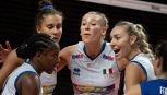 Italia-Colombia, Torneo Preolimpico volley femminile 2023: 3-0 (25-15, 25-20, 25-20), Villani e Lubian trascinano le azzurre