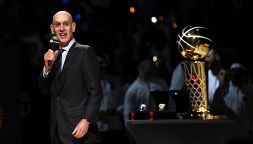 Basket NBA, consegnati gli anelli a Jokic e ai Denver Nuggets: le foto della cerimonia